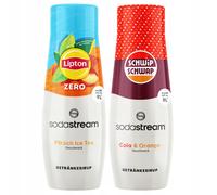 2x SodaStream Lipton Ice Tea Pesca Zero Sciroppo senza zucchero + Shwip Shwap