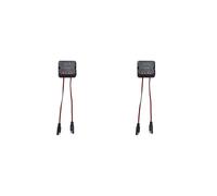 2X Solar Charge Controller 10A 12V, Waterproof Intelligent Solar Panel Controller for AGM, Gel & Lithium Batteries