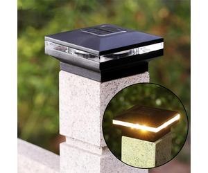 2x Solare Zaunbeleuchtung Zaunlicht Messaggi di Recinzione Cappelli via Lustro