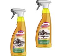 2x SONAX 02494000 CockpitStar Pulitore Cockpit Pulitore E Cura 750 ml