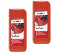 2X SONAX 03002000 Lucidante Auto Lucidatura Cera Sigillatura Vernice 500 Ml