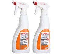 2x Sonax Detergente Plastica Innen-Reinigung Cura Caravan Camper Roulotte