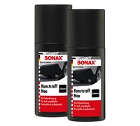 2x Sonax Kunststoffneu Nero Kunststoff-Neu Cura Della Plastica Cura 100ml