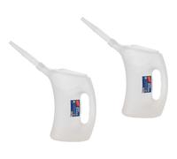 2X SONAX Misurino Misuratore Per Olio Con Tubo Flessibile 2 Litri