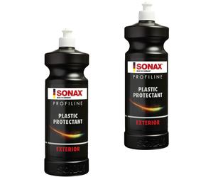 2X SONAX PROFILINE Protettivo Plastica Esterno Cura Profonda Plastica 1 L