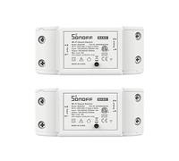 2X SONOFF Interruttore Intelligente Controllabile Wifi Controllo Automatico