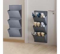 2x sopra la porta Organizzatore per scarpe da appendere Organizzatore per