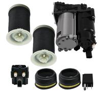 2X Sospensioni Pneumatiche Posteriore + Compressore con Valvola for BMW X5 E70
