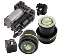 2X Sospensioni Pneumatiche Posteriore + Compressore + Valvola for BMW X6 E71 E72