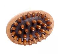 Zialofi 2x Spazzola Massaggiatrice Meridian Brush Strumento Multiuso per Massaggio Del Corpo E Della Schiena Guasha Raschiatura Spazzola per Vita Schiena Corp