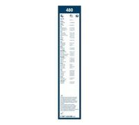 Spazzola tergicristallo BOSCH Twin 480, 475mm, Anteriore, 2 Pezzo
