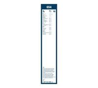 Spazzola tergicristallo BOSCH Twin 654, 650/340mm, Anteriore, 2 Pezzo