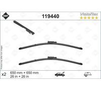 Spazzola tergicristallo SWF Visioflex 119440, 650mm, Anteriore, 2 Pezzo