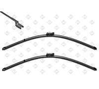 2x Spazzola tergicristallo anteriore Spazzole flat blade 119469 SWF per TESLA