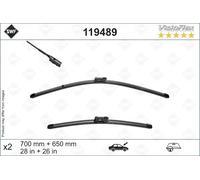 Spazzola tergicristallo SWF Visioflex 119489, 700/650mm, Anteriore, 2 Pezzo