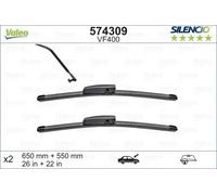 Spazzola tergicristallo VALEO Silencio Xtrm VF400, 650/550mm, Anteriore, 2 Pezzo