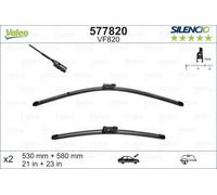 Spazzola tergicristallo VALEO Silencio VF820, 580/530mm, Anteriore, 2 Pezzo