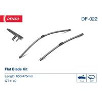 Spazzola tergicristallo DENSO Flat Blades DF-022, 650/475mm, Anteriore, 2 Pezzo