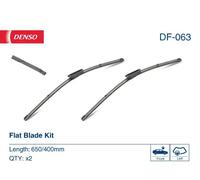 Spazzola tergicristallo DENSO Flat Blades DF-063, 650/400mm, Anteriore, 2 Pezzo