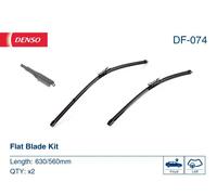 Spazzola tergicristallo DENSO Flat Blades DF-074, 630/560mm, Anteriore, 2 Pezzo