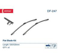 Spazzola tergicristallo DENSO DF DF-247, 530mm, Anteriore, 2 Pezzo