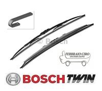 Tergicristalli Bosch Twin Spoiler 502S, Lunghezza 500mm/450mm, 1 set per parabrezza anteriore