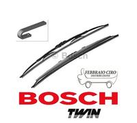 2X SPAZZOLE TERGI BOSCH TWIN 531S 3397118403 530mm 450mm VOLKSWAGEN POLO CLASSIC