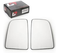 2X Specchi Laterali Vetro Sinistro Destro Convesso Per VW Crafter 2010-2016