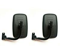 2x Specchietti Retrovisore 233x145mm ø18 Camion Trattore Universale M.Supporto