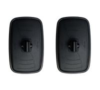 2x Specchietto Laterale 233x145mm ø18 Universale Trattore Camion Macchine Edili