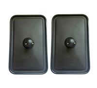 2x Specchietto Laterale 320x208 MM Specchio Convesso E20 Trattore Ruspa Roulotte