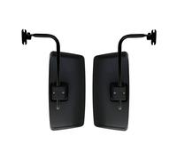 2x Specchietto Laterale 425x200 R1200 Ø15-32 Di MM E Titolare Specchio per