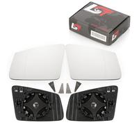 2x Specchietto Laterale Vetro SX Dx Asferico per Mercedes-Benz Classe GLK X204