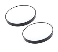 2x Specchietto Retrovisore da Viaggio Ingranditore 15X Specchi da Trucco con 2 Ventose