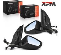 2x Specchietto SX Destra Manuale Pieghevole Con Lampeggiante per VW Polo 6R