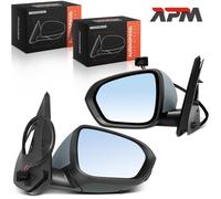 2x Specchietto SX Destra Riscaldabile Manuale Pieghevole per Dacia Duster