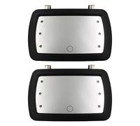 2X Specchio per Visiera Parasole per Auto con Luci Un LED Specchio per Truc8629