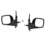 2x SPECCHIO SPECCHIETTO RETROVISORE MANUALE SX DX per RENAULT KANGOO (2008-2013)