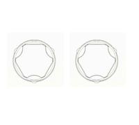 2X SPIDAN Kit Di Gommini Flessibili Per Ford Transit F3 FCD FDD