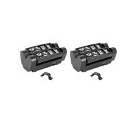 2X Spider Light 8x3W RGBW LED Lampada da Palco con Fascio Mobile DJ Discoteca Discoteca Danza Matrimonio Bar Effetto Vacanza SPINA UE