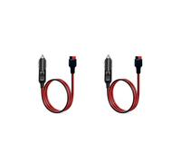 2X Spina Accendisigari con Cavo di Prolunga Connettore 45A 14AWG Adattatore Caricabatteria per Anderson PowerPole Port 1M