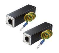 2X Spina RJ45 Protezione di Sovratensione di Rete Ethernet Thunder Arrester8247