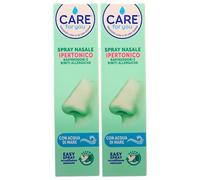 2x Spray Nasale IPERTONICO, Per Raffreddori e Riniti Allergiche, Con Acqua Di Mare. Indicato Per Decongestionare Ed Alleviare i Sintomi Da Naso Chiuso 125ml
