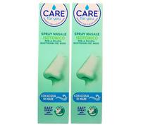 2x Spray Nasale ISOTONICO, Per La Pulizia Quotidiana Del Naso con Acqua di Mare. Ammorbidisce e Rimuove Gli Accumuli Di Muco Con Una Azione Meccanica 125ml