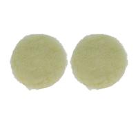 2x spugna lucidante 12,5cm beige per Metabo SXE 3125 levigatrice