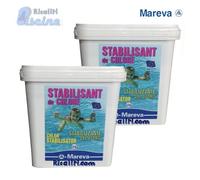 Stabilizzante Trattamento Acqua Cloro Piscine granulare 4,5 kg Mareva
