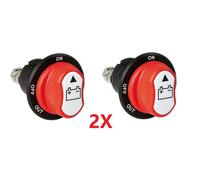 2X staccabatteria Interruttore Stacca Batteria auto barca trattore 3 posizioni