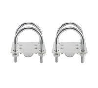 2X Staffa del Morsetto 'Albero 'Antenna Con Bulloni Un U Morsetto Antiruggi2607