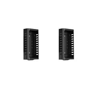 2X Staffa di Copertura In Metallo per Supporto Antifurto per Campanello Ring Video Doorbell 1/2/3/3 /4 con Angolo Regolabile