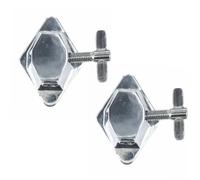 2x Staffe Di Montaggio Per Gamba Di Tom Da Pavimento Per Batteria E Strumenti A